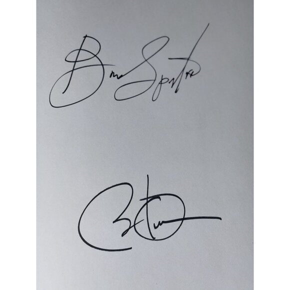 Renegades Born in the USA Obama + Springsteen SIGNED 1st First Print Edition NEW - Picture 13 of 14